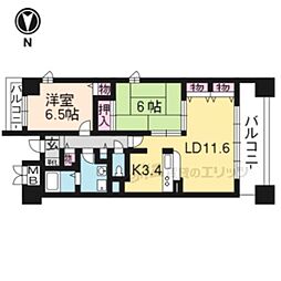 メゾン油小路 3LDKの間取図画像
