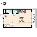 紫野ハイツ2階4.5万円