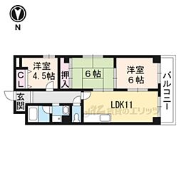 ロイヤルセイリョー 3LDKの間取図画像