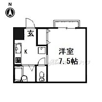 畠山ハイツ 103 ｜ 京都府京都市上京区室町新町の間今出川上る畠山町（賃貸アパート1K・1階・24.00㎡） その2