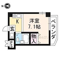 京都府京都市北区紫野門前町（賃貸マンション1R・1階・16.00㎡） その2