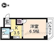 ロータスクラタ 502 ｜ 京都府京都市左京区下鴨本町（賃貸マンション1K・5階・22.87㎡） その2