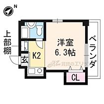 京都府京都市北区紫野上柏野町（賃貸マンション1K・3階・18.55㎡） その2