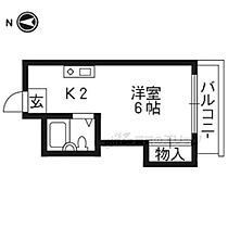 京都府京都市左京区下鴨高木町（賃貸マンション1K・4階・20.00㎡） その2