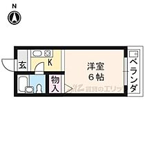 京都府京都市左京区一乗寺庵野町（賃貸アパート1K・2階・15.00㎡） その2