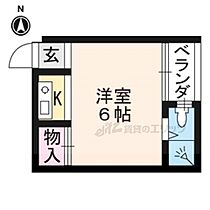 京都府京都市左京区松ケ崎杉ケ海道町（賃貸マンション1K・2階・16.00㎡） その2