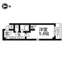 京都府京都市中京区押小路通柳馬場西入竹屋町（賃貸マンション1K・4階・18.48㎡） その1