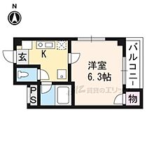 京都府京都市上京区大宮通上立売上る樋之口町（賃貸マンション1K・3階・20.00㎡） その2