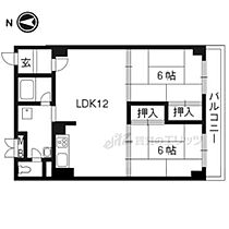 京都府京都市上京区丸太町通堀川西入西丸太町（賃貸マンション2LDK・5階・55.80㎡） その2