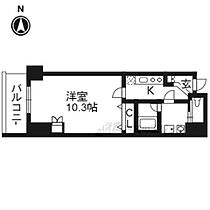 京都府京都市上京区東堀川通上長者町下る二町目（賃貸マンション1K・3階・32.01㎡） その2