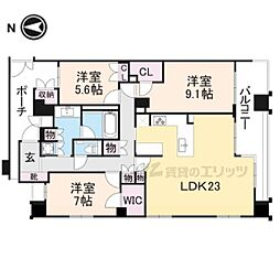 間取図画像 3LDK
