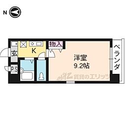 ソレイユ 1Kの間取図画像