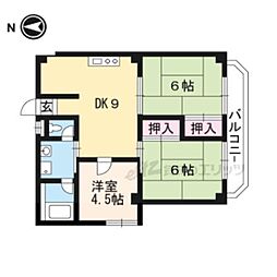 岩崎ビル 3DKの間取図画像