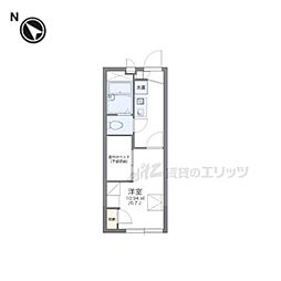 レオパレスサンシャイン98 1Kの間取図画像