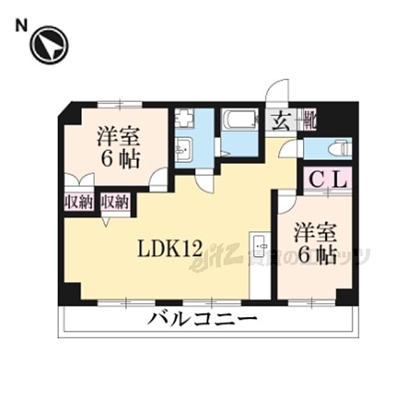 ソレイユ千 2-2｜滋賀県守山市播磨田町(賃貸マンション2LDK・2階・58.00㎡)の写真 その2