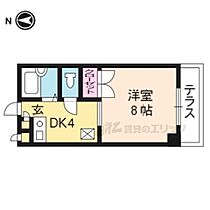 ルピナス321 303 ｜ 京都府京都市山科区御陵四丁野町（賃貸マンション1DK・3階・25.20㎡） その2