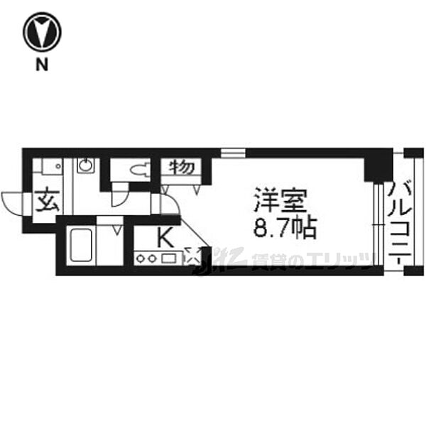 コンシェルジュ京都駅前 701｜京都府京都市南区東九条南山王町(賃貸マンション1K・7階・25.08㎡)の写真 その2