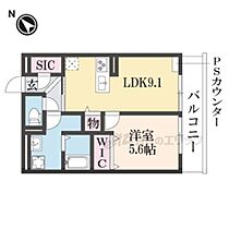 京都府京都市伏見区醍醐槇ノ内町（賃貸アパート1LDK・3階・40.08㎡） その2