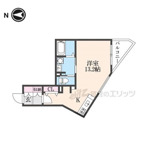 CASAA OTSUKYO 302｜滋賀県大津市桜野町２丁目(賃貸マンション1R・3階・34.13㎡)の写真 その2