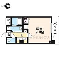 ファービースコート東野 504 ｜ 京都府京都市山科区東野北井ノ上町（賃貸マンション1K・5階・26.77㎡） その2