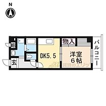 CREST音羽 308 ｜ 京都府京都市山科区音羽乙出町（賃貸マンション1DK・3階・32.00㎡） その2