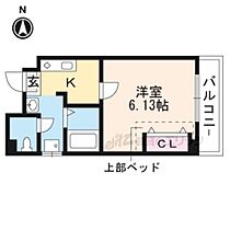 京都府京都市東山区福稲柿本町（賃貸アパート1K・1階・20.13㎡） その2