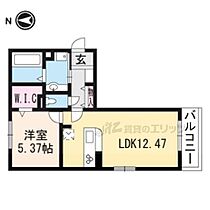 滋賀県大津市秋葉台（賃貸アパート1LDK・2階・44.17㎡） その2