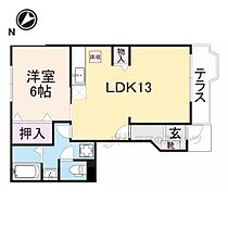 滋賀県彦根市八坂町（賃貸アパート1LDK・1階・46.06㎡） その1