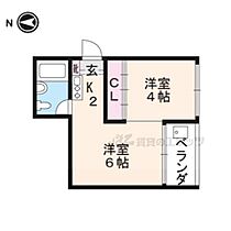 ループル音羽 4012 ｜ 京都府京都市山科区音羽野田町（賃貸マンション2K・4階・24.13㎡） その1