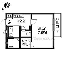 京都府京都市山科区栗栖野華ノ木町（賃貸アパート1K・2階・27.00㎡） その2