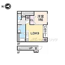 滋賀県彦根市城町１丁目（賃貸アパート1LDK・2階・42.18㎡） その1