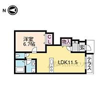 ケーニヒスクローネ 103 ｜ 滋賀県大津市石山寺３丁目（賃貸アパート1LDK・1階・44.62㎡） その1