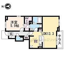 滋賀県大津市仰木の里３丁目（賃貸アパート1LDK・1階・47.75㎡） その2