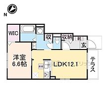 滋賀県彦根市大藪町（賃貸アパート1LDK・1階・48.35㎡） その2