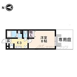 ＭＯＲＩＭＡＷＡＲＩ　ＷＥＳＴ 1階1Kの間取り