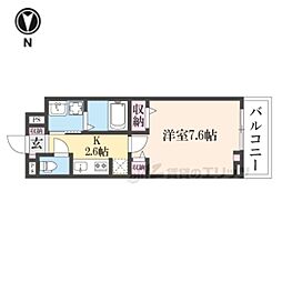 JR東海道・山陽本線 瀬田駅 徒歩19分の賃貸アパート 3階1Kの間取り