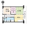 山科市営住宅3棟東館7階4.4万円