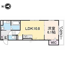 ASUKA4 1LDKの間取図画像