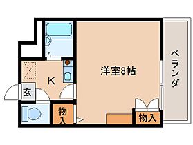 奈良県奈良市三条添川町（賃貸マンション1K・6階・25.31㎡） その2