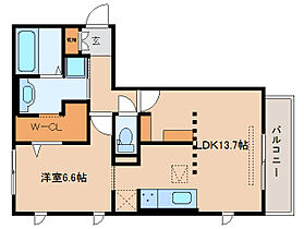 Cuore都跡A棟  ｜ 奈良県奈良市四条大路5丁目（賃貸アパート1LDK・2階・50.41㎡） その2