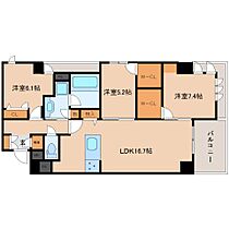 ラヴィーナ奈良 201 ｜ 奈良県奈良市大宮町1丁目4-29（賃貸マンション3LDK・2階・81.63㎡） その2