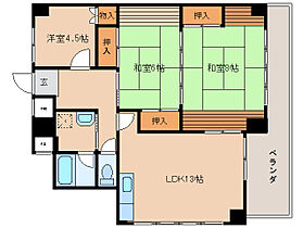 矢埜ハイツ 601 ｜ 奈良県奈良市大宮町3丁目（賃貸マンション3LDK・6階・80.00㎡） その2