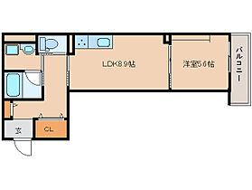 ロイヤルテラス西大寺  ｜ 奈良県奈良市西大寺南町（賃貸マンション1LDK・3階・42.86㎡） その1