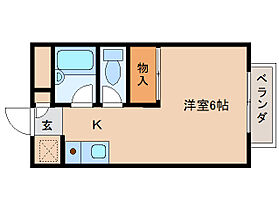 奈良県奈良市二条大路南2丁目（賃貸アパート1K・2階・23.00㎡） その2