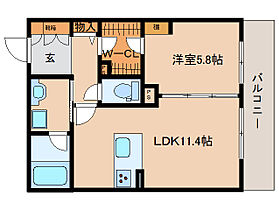 シャーメゾン　ネクサス  ｜ 奈良県奈良市西木辻町（賃貸マンション1LDK・4階・45.30㎡） その2