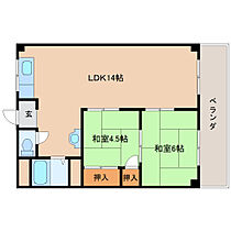 奈良県奈良市芝辻町4丁目（賃貸マンション2LDK・4階・53.12㎡） その2