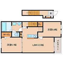 ファミーユタチバナ  ｜ 奈良県奈良市秋篠新町（賃貸アパート2LDK・2階・44.70㎡） その1