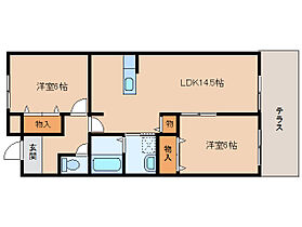 メゾン・ド・芝辻  ｜ 奈良県奈良市芝辻町858-1（賃貸マンション2LDK・1階・62.30㎡） その2