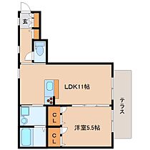 シャトーノーブル  ｜ 奈良県奈良市三条添川町（賃貸アパート1LDK・2階・43.69㎡） その2