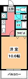 いよてつLofty上一万 1Kの間取図画像